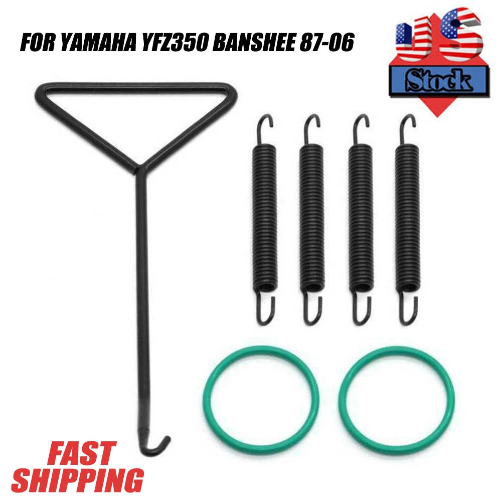 Exhaust Tube Springs & Puller & O-Ring Kit for Yamaha Banshee 350 (1987–2006)