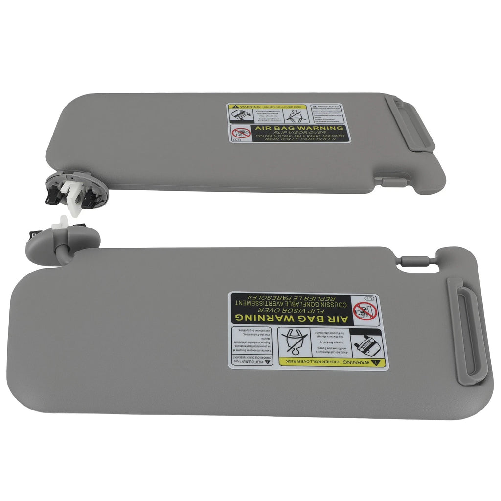 2X Gray Sun Visors for Toyota RAV4 (2006-2013)