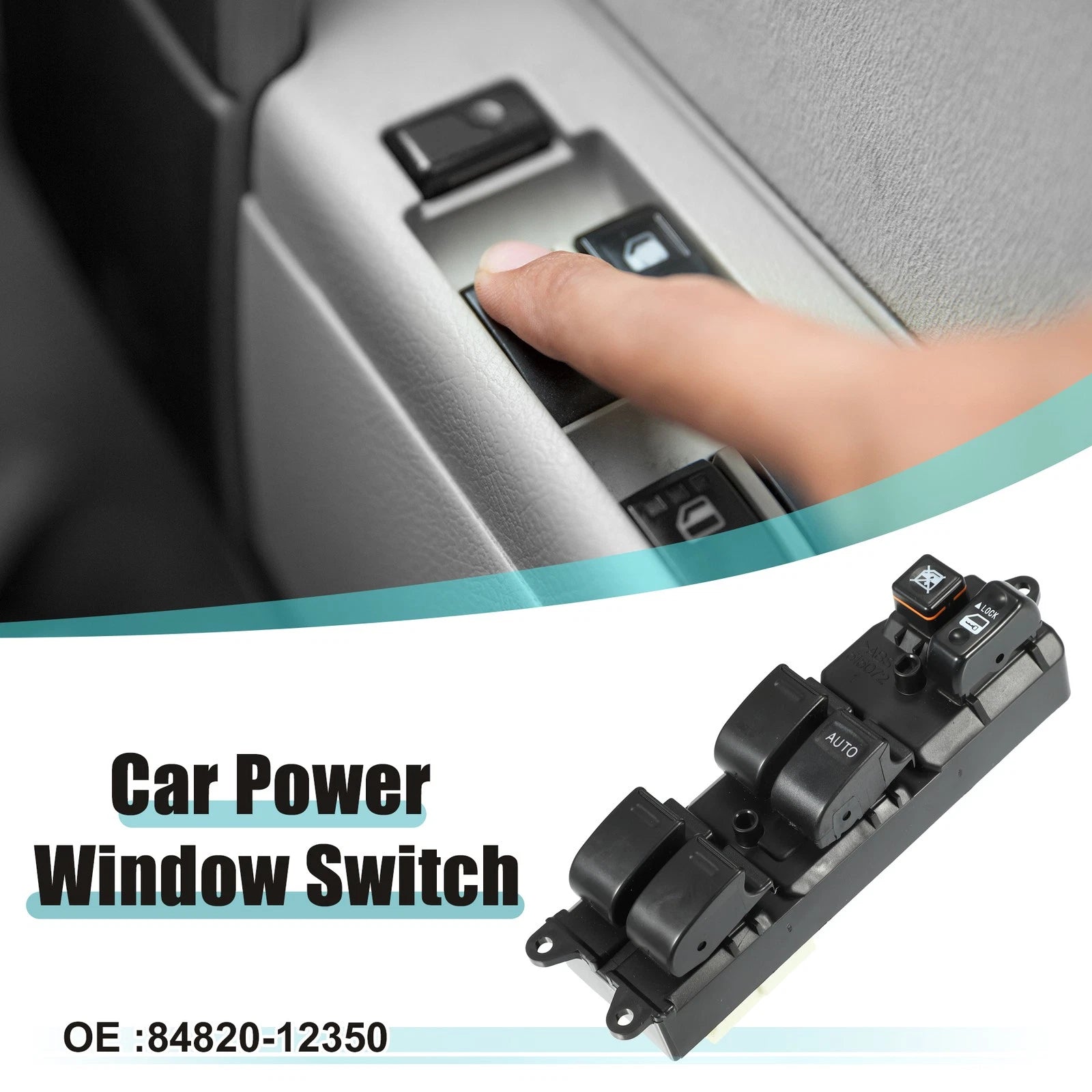 Power Window Switch for Toyota Corolla (1997–2001) 84820-12350
