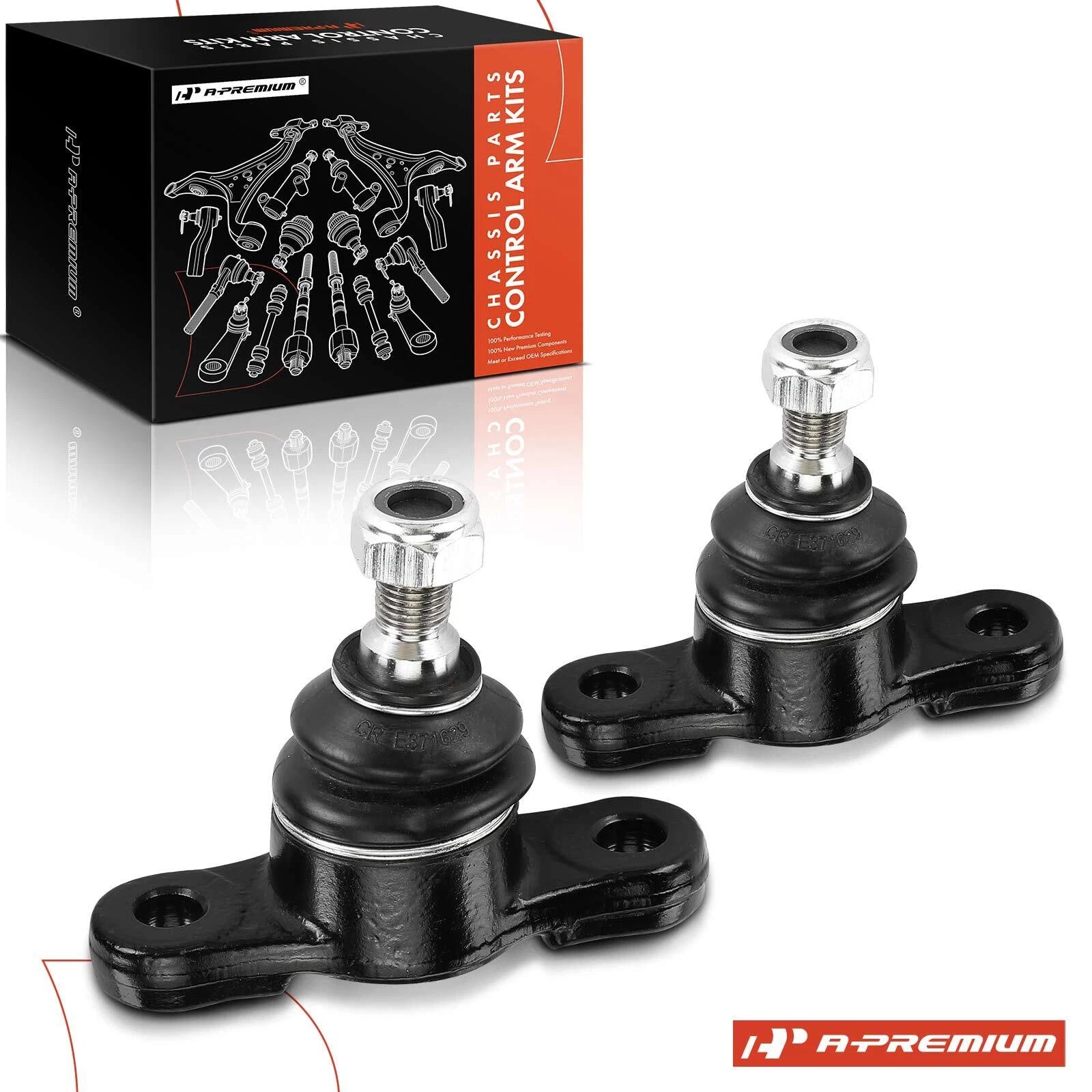2X Front Lower Side Ball Joint Kit for Honda S2000 (2000–2009)
