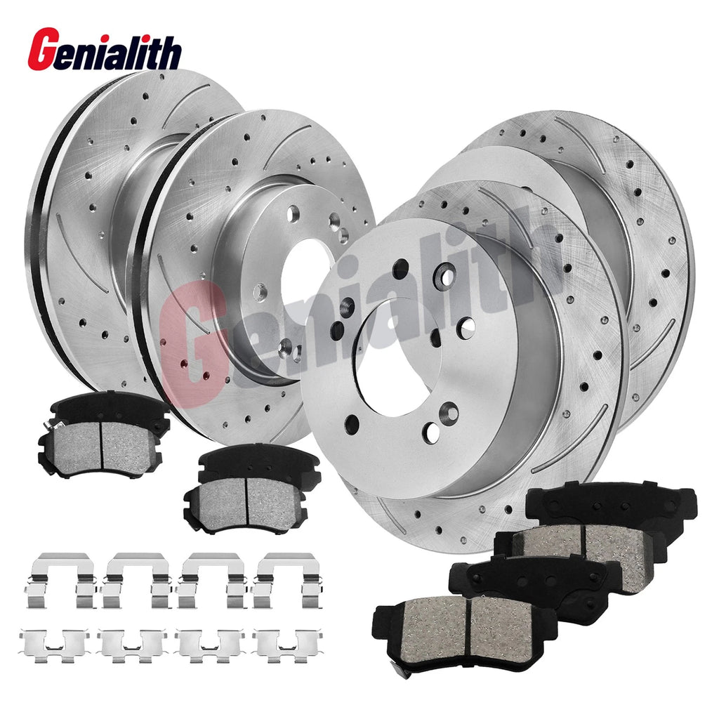 Drilled Rotors & Ceramic Brake Pads for Hyundai Elantra (2007–2009)