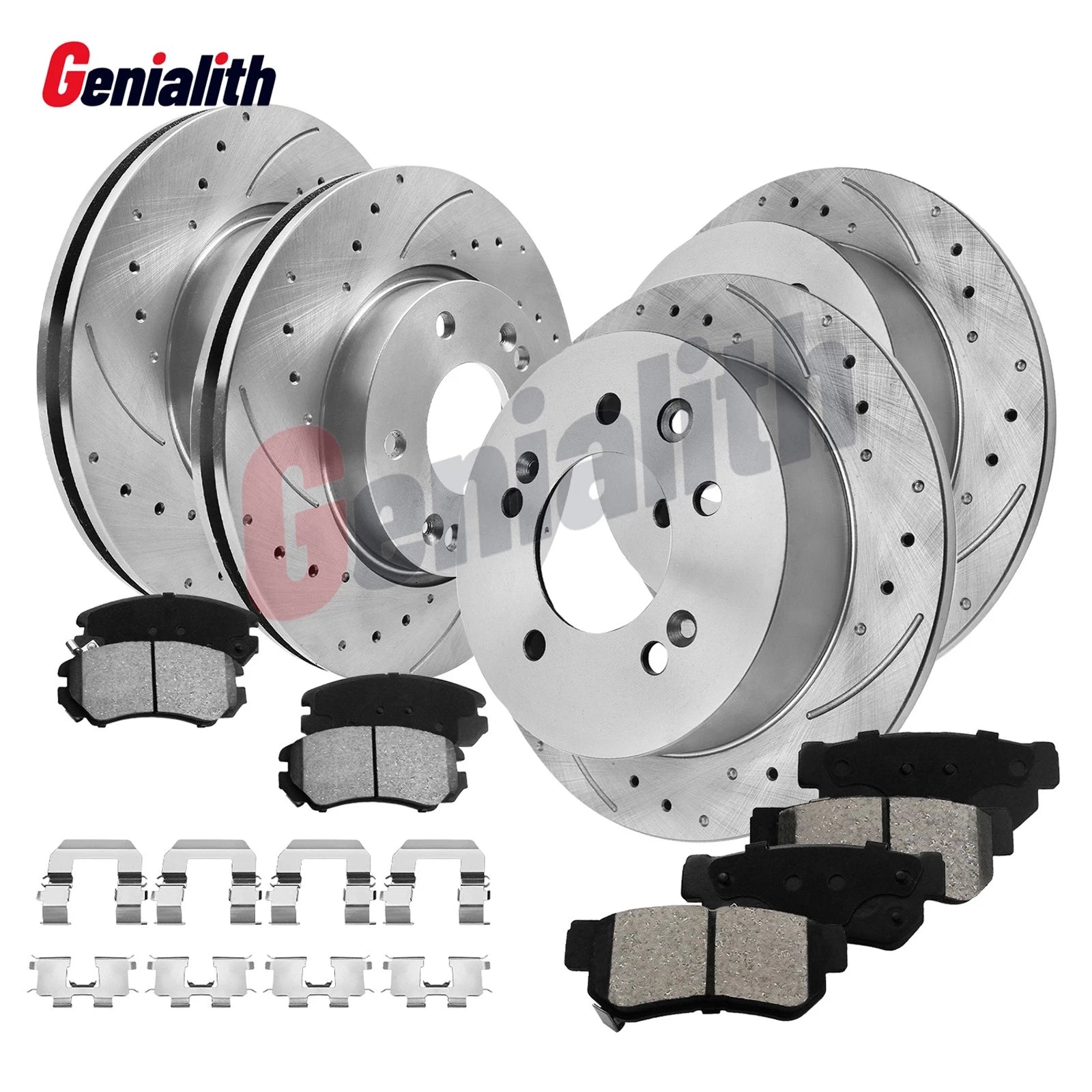 Drilled Rotors & Ceramic Brake Pads for Hyundai Elantra (2007–2009)