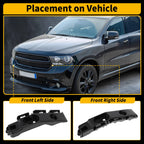 Front Bumper Bracket Set of 2 for Dodge Durango (2011–2013) No. 55079225AC/55079224AC