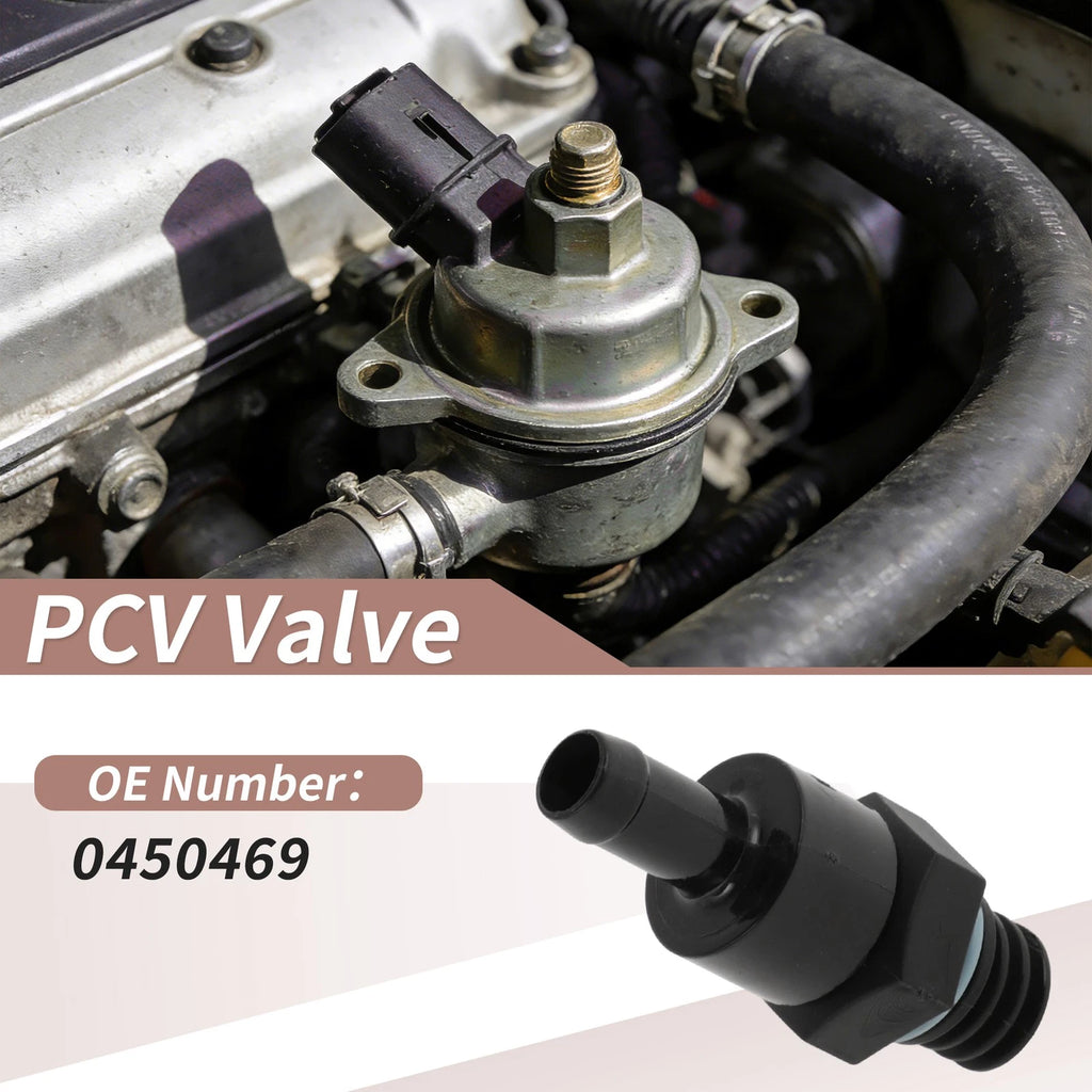 PCV Valve for Chrysler 200 (2011–2017) 0450469 Plastic Black