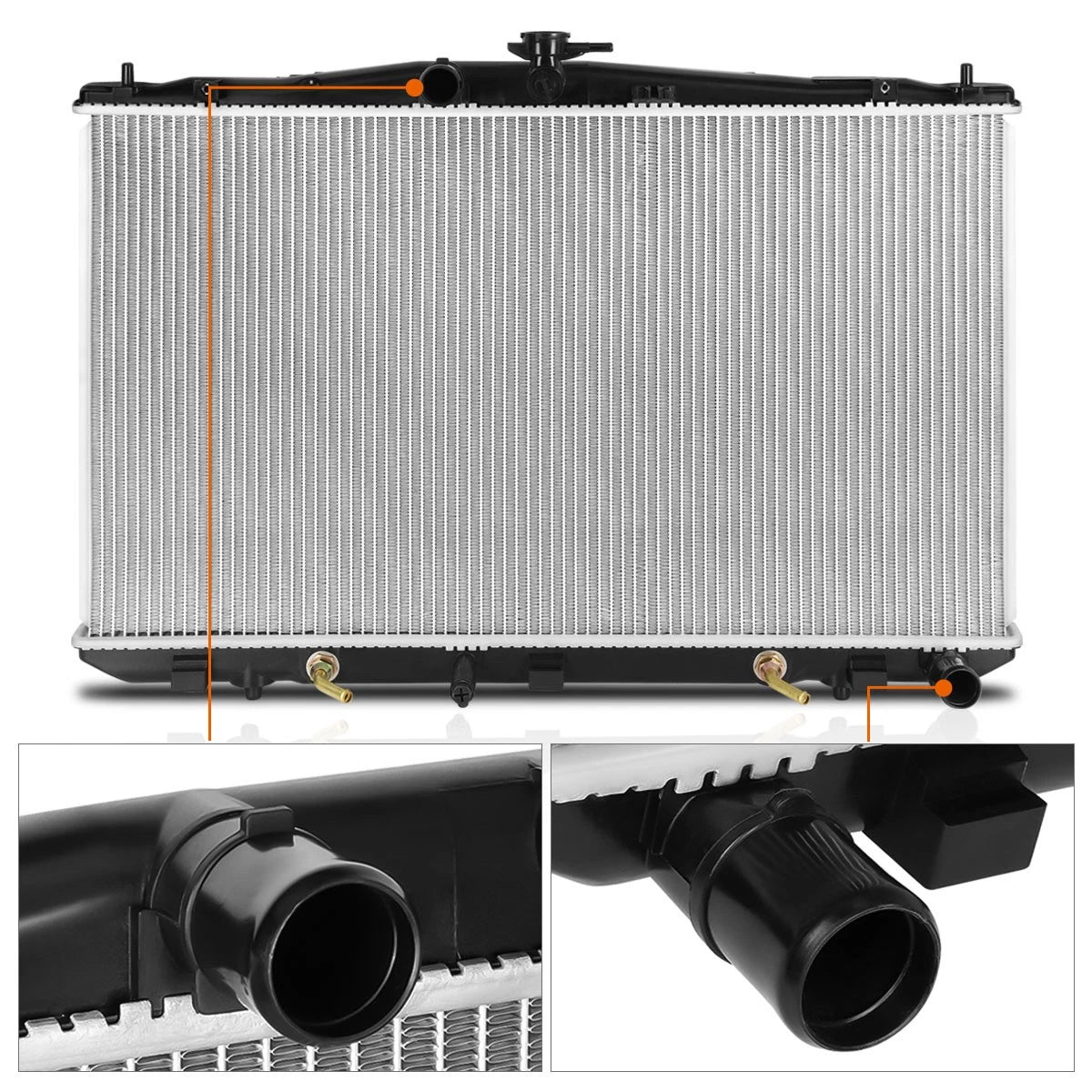 OE Style Aluminum Cooling Radiator for Lexus RX350/RX450H (2010–2015) DPI-13116