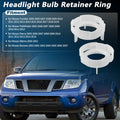 2pc Headlight Bulb Retainer Ring for Nissan Frontier Altima Murano (2005–2023) 260290Z800
