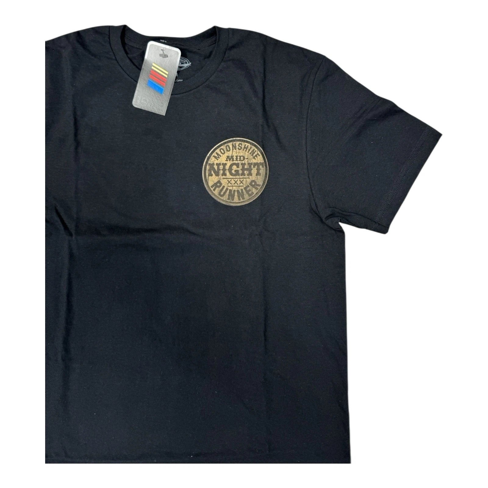 NASCAR T-Shirt Black Midnight Runner for Fans (2000–2024)
