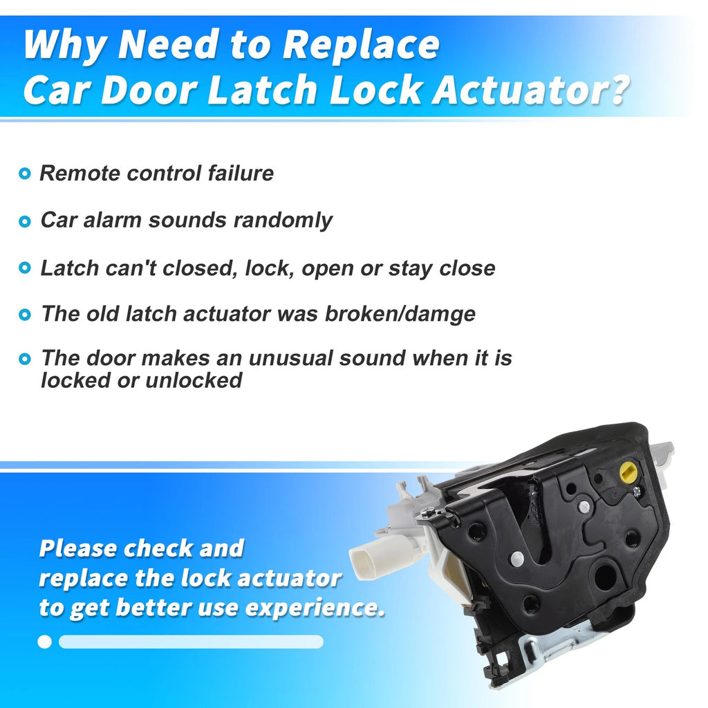 Front Right Power Door Lock Actuator for Volkswagen Touareg (2011–2017)