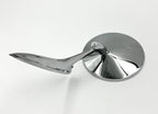Chrome Round Bowtie Exterior Rear View Mirrors Pair for 1963–1964 Chevy