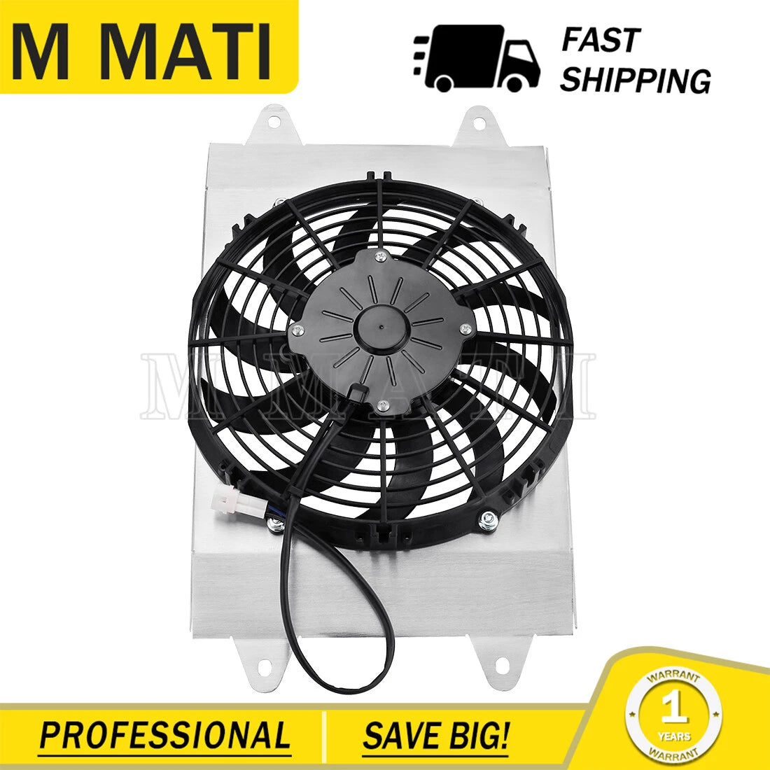 Radiator Cooling Fan Assy for Yamaha Viking 700 / VI (2014–2024) 1XD-E2405-00-00