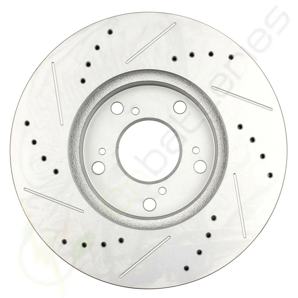Front Rear Brake Disc Rotors & Ceramic Pads for Honda Accord (1998–2002)