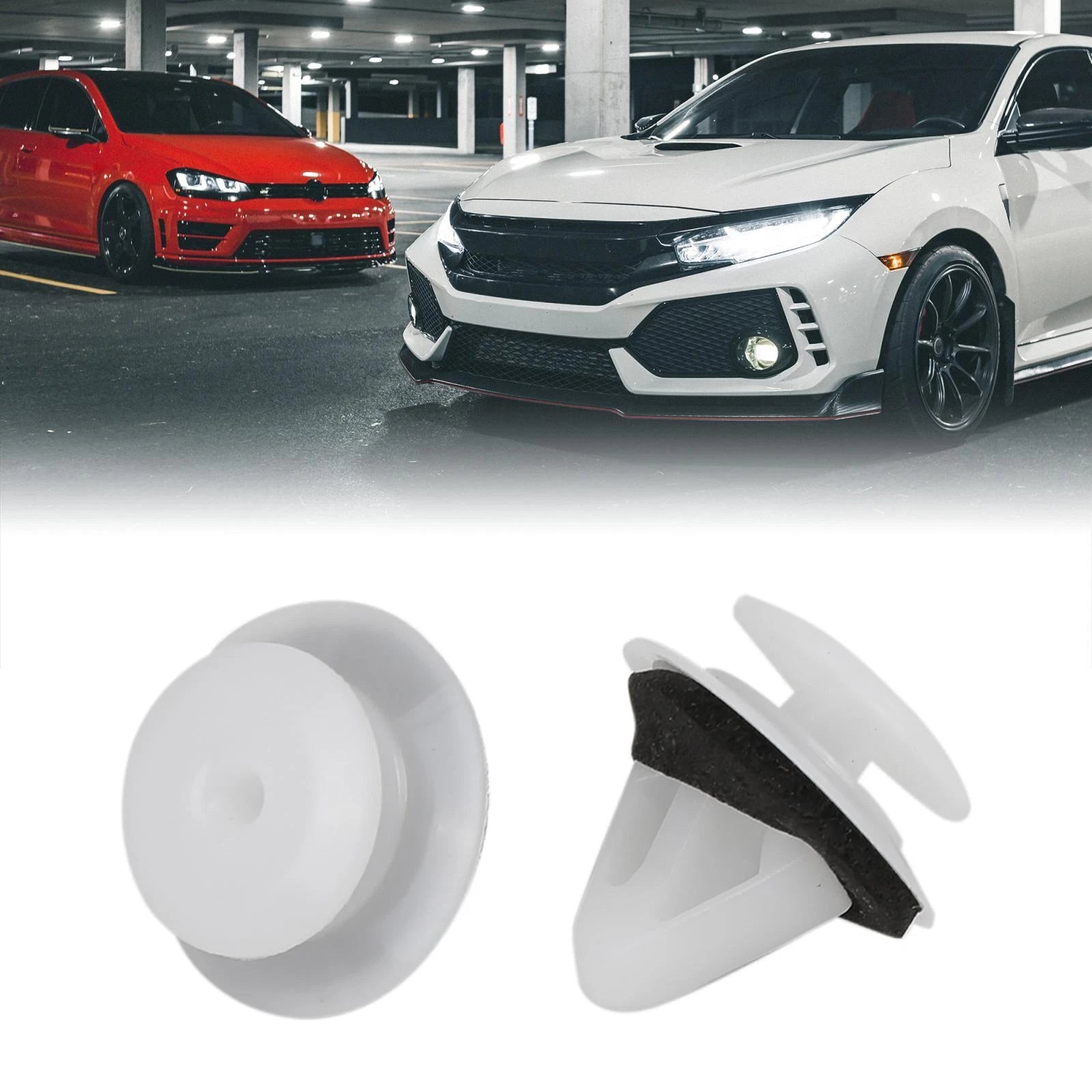 30pcs Nylon Door Trim Panel Retainer Clips G18K-51-SJ3 for Mazda