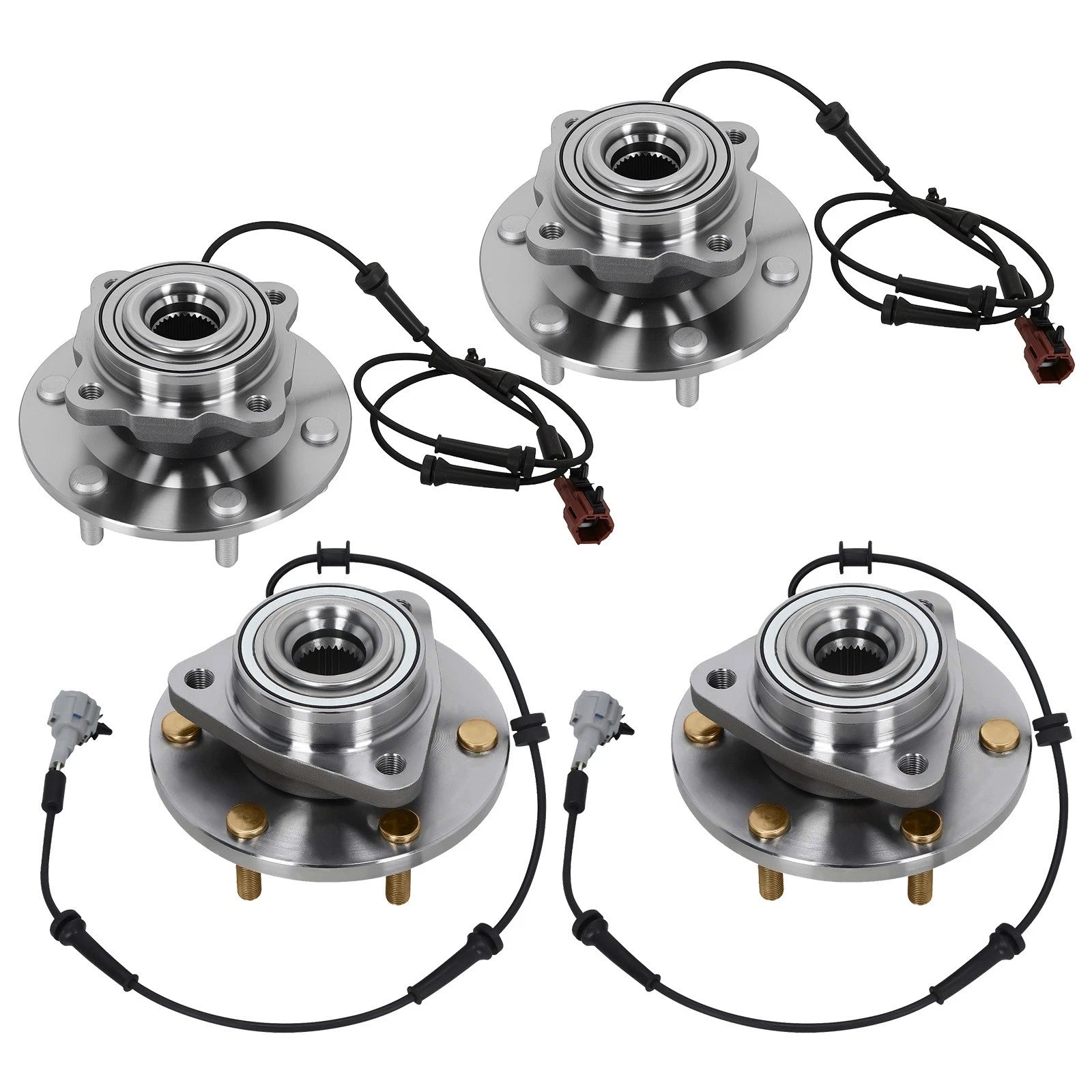 Front Wheel Hub Set for Infiniti QX56 and Nissan Armada (2008–2010)
