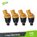 Set of 4 Fuel Injectors for Nissan 300ZX Turbo (1990–1994) 16600-RR543