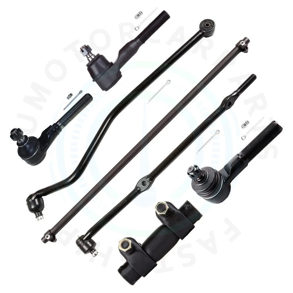 Set of 7 Tie Rod Ends & Sway Bar Links for Jeep Wrangler (1997–2006)