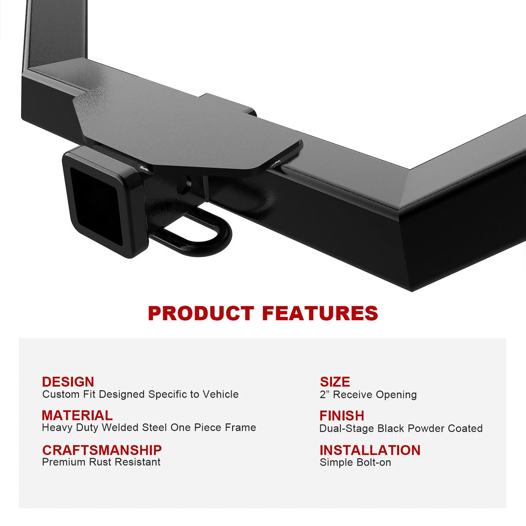 2 Inch Trailer Hitch Receiver for Nissan Xterra (2005-2015)
