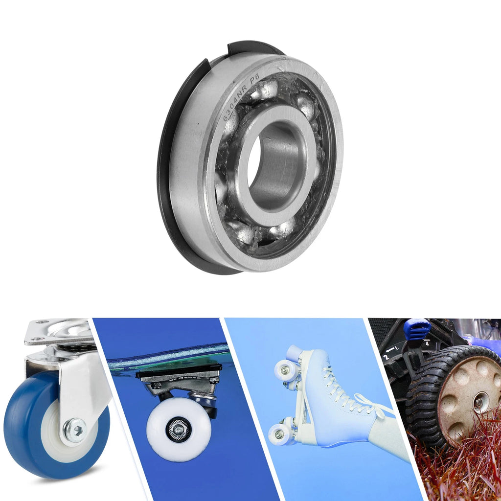 Deep Groove Ball Bearing 6304NR for Various Models (20x52x15mm)