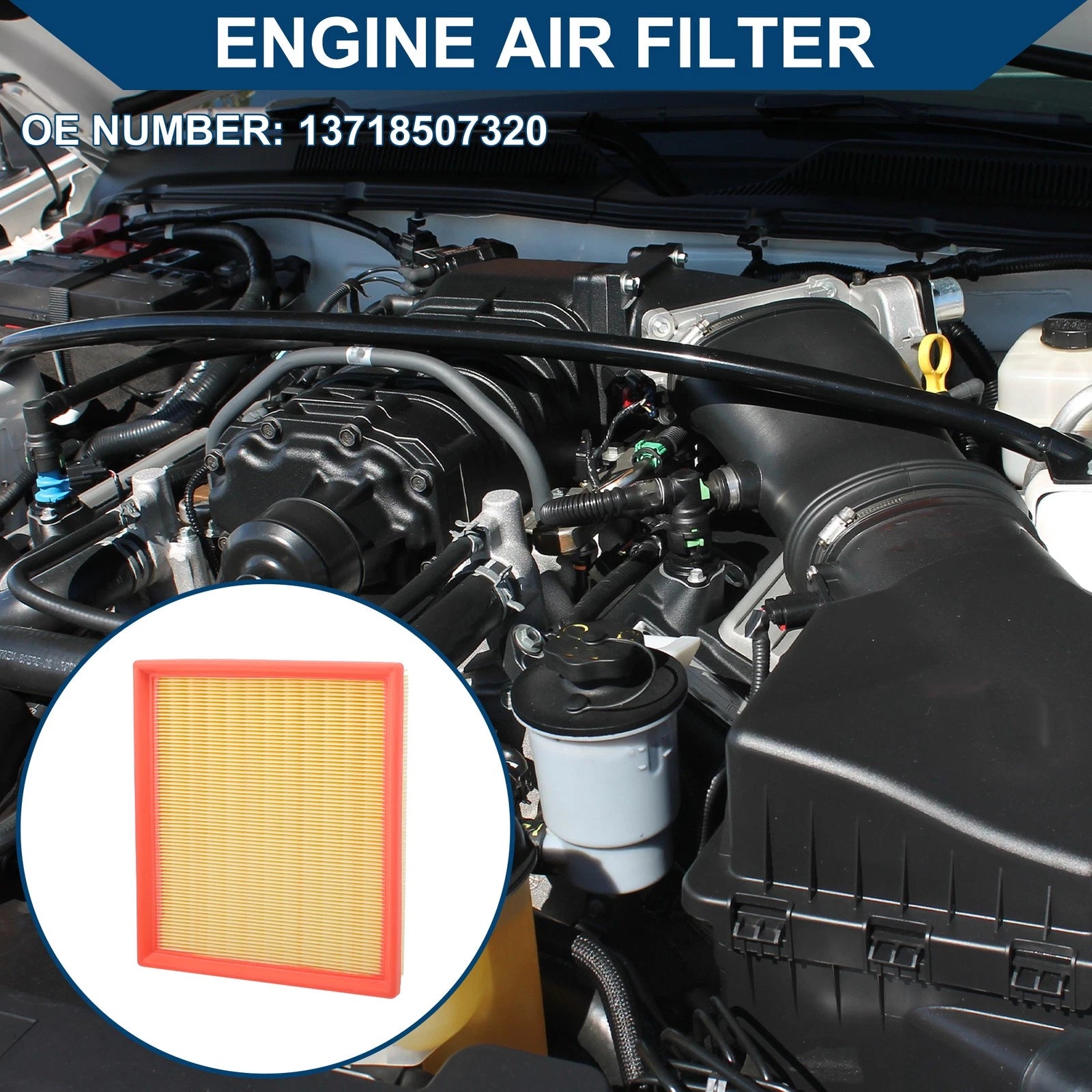 Engine Air Filter No. 13718507320 for BMW 228i (2014–2016)