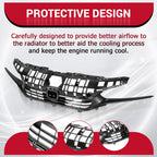 Front Bumper Upper Grille Kit for Honda Civic Sport Sedan (2022–2023)