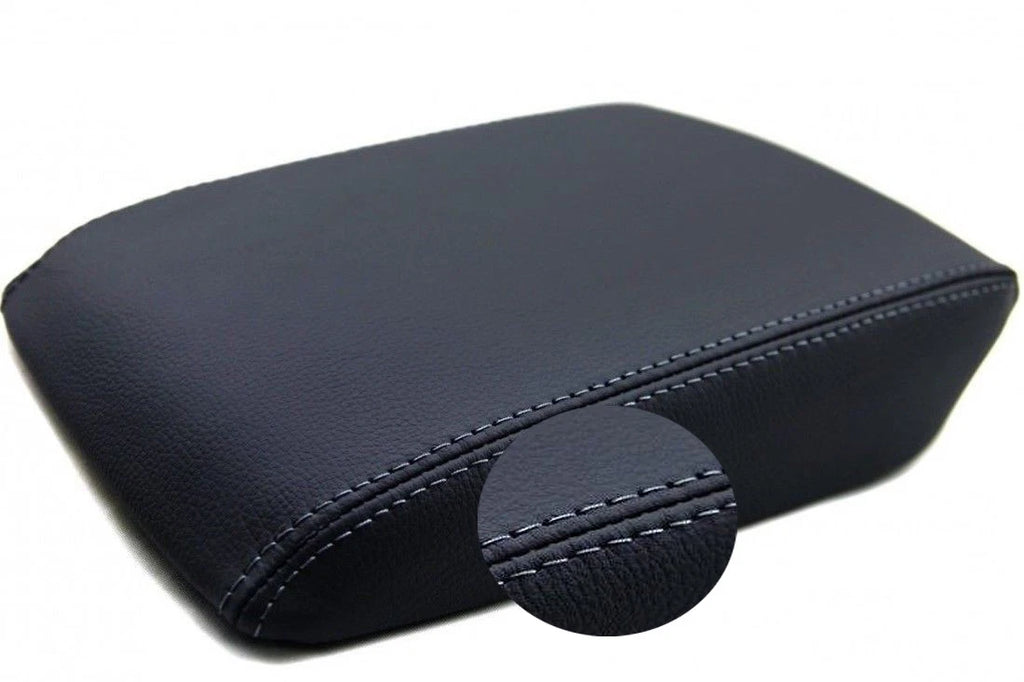 Center Console Armrest Cover for Acura TL (2004–2008) Gray PVC Leather
