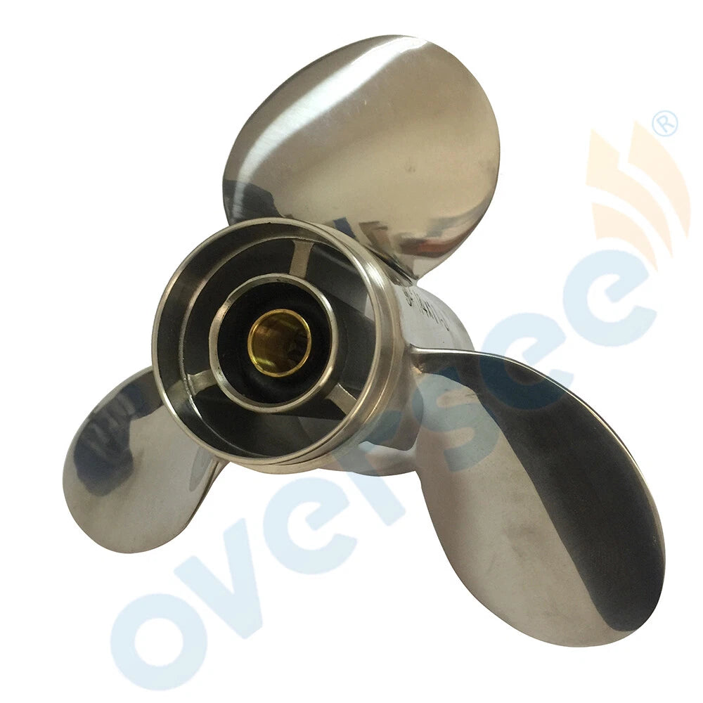 Stainless Steel Propeller & Spacer 9-1/4x11 for Yamaha 9.9-15HP (1990–2023)