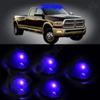 5 Smoke Cab Marker Covers + T10 LED Bulb for Dodge Ram (1999–2002)
