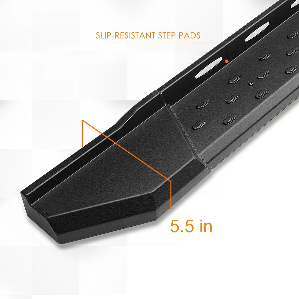 Set of 2 Side Step Nerf Bars for Ford F150 Super Crew Cab (2004–2008)
