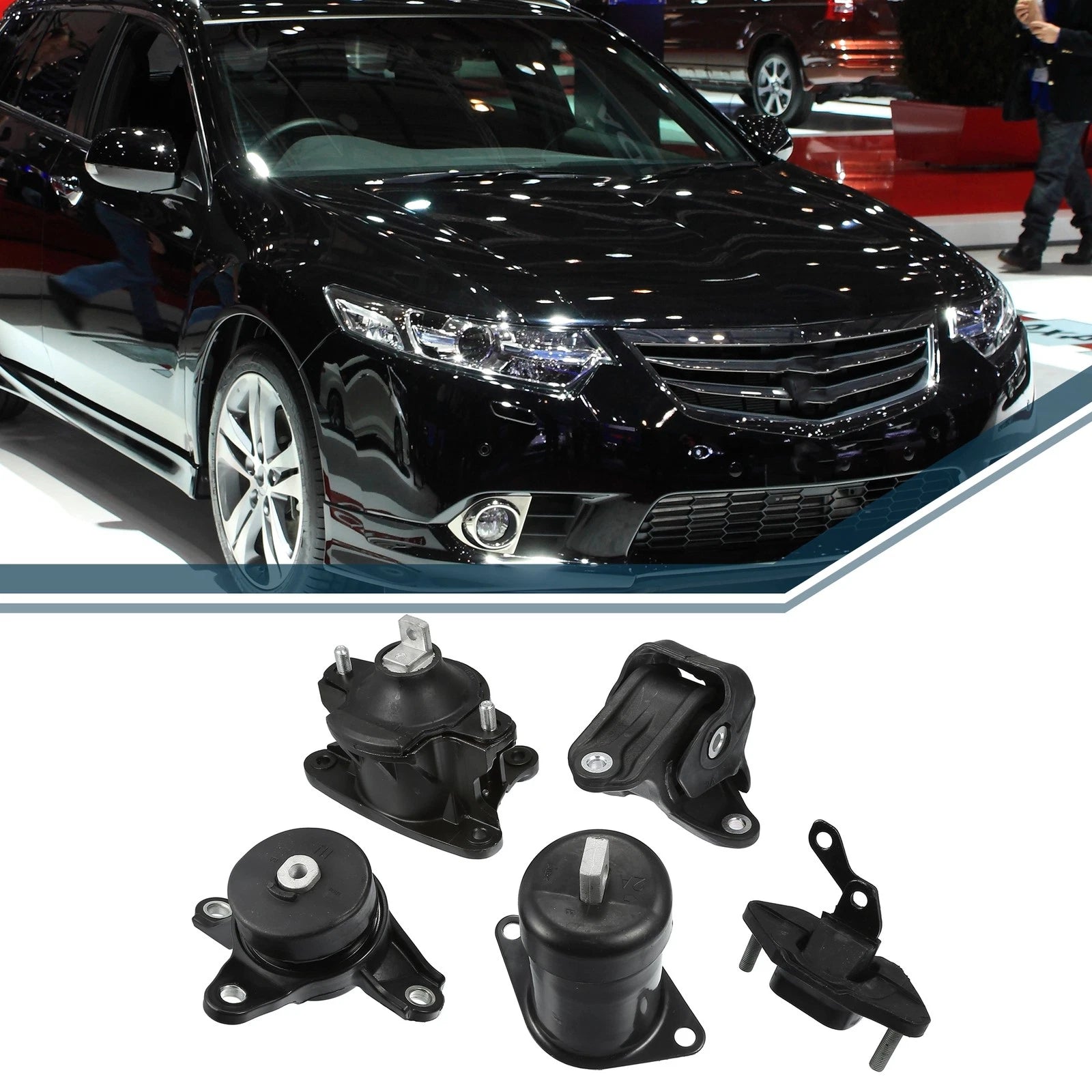 Engine Motor Trans Mount Set for Honda Accord 2.4L (2008–2012) & Acura TSX