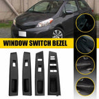 4X Power Window Switch Bezel Cover Trim for Toyota Yaris (2012–2014)