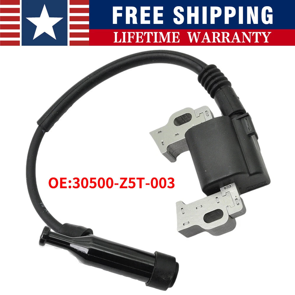 Ignition Coil 30500-Z5T-003 for Honda GX340 GX390T2 (2000–2023)