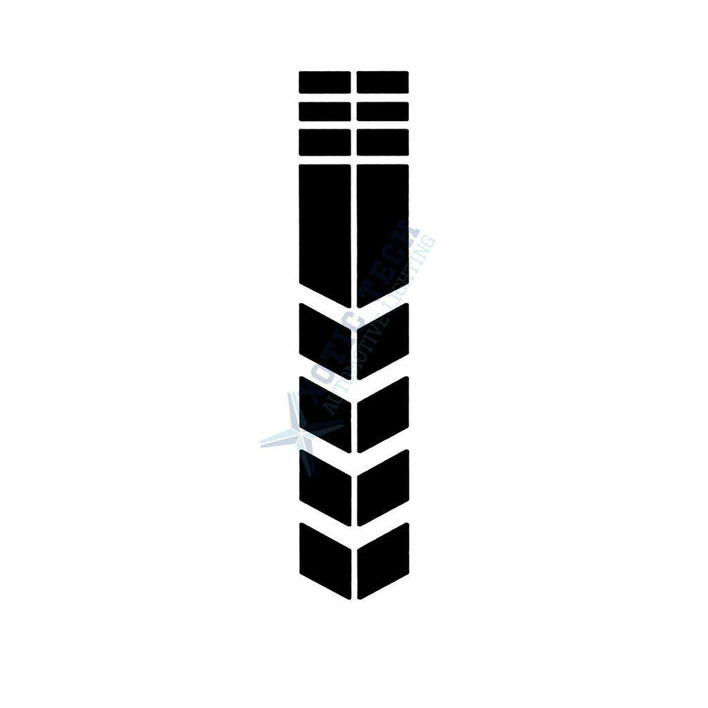 Sport Reflective Safety Arrow Racing Stripe Decal for Honda (2014-2020)
