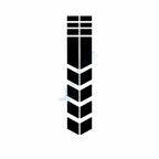 Sport Reflective Safety Arrow Racing Stripe Decal for Honda (2014-2020)