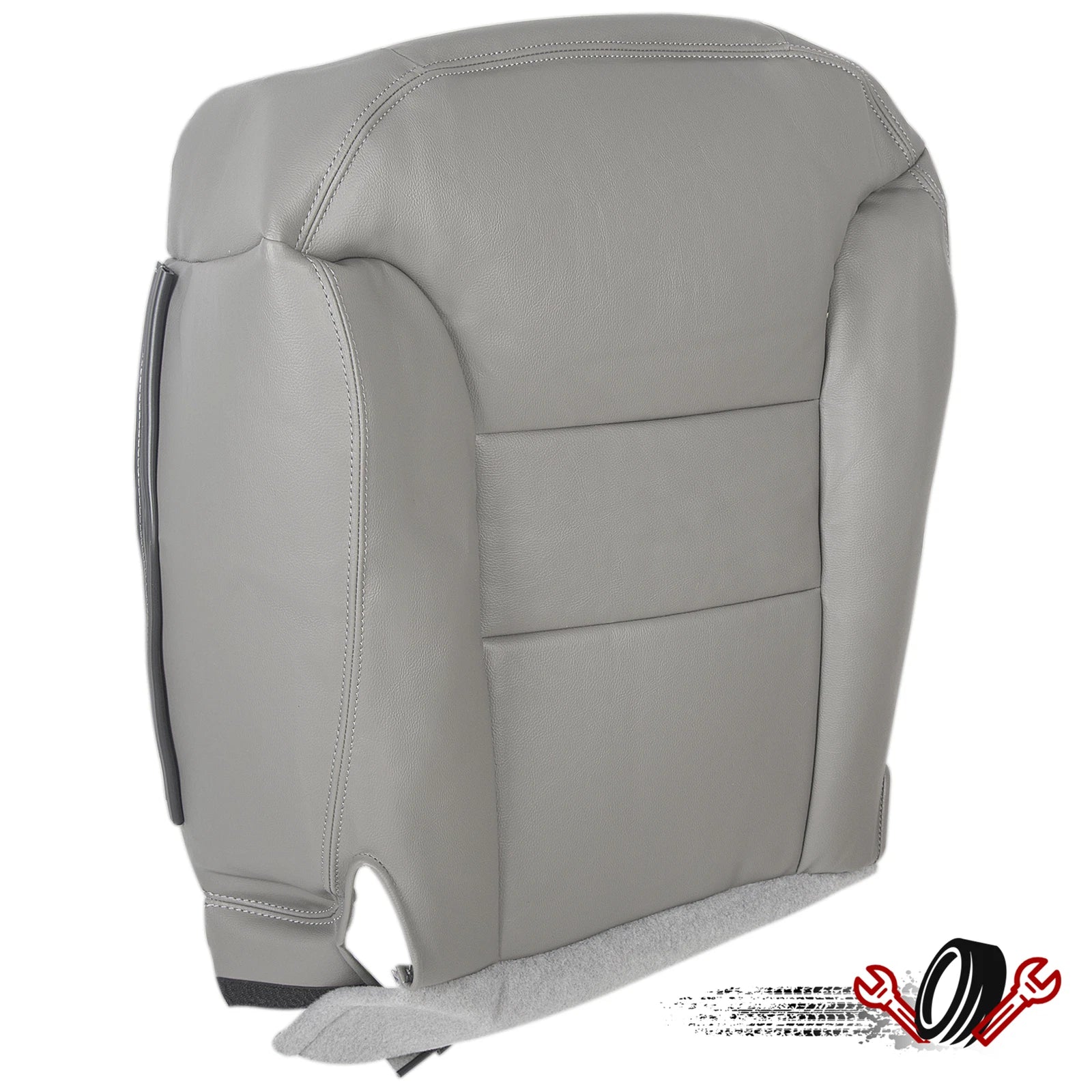 Driver Bottom Seat Cover for Chevy Tahoe/Suburban/Silverado (1995–1999) Gray