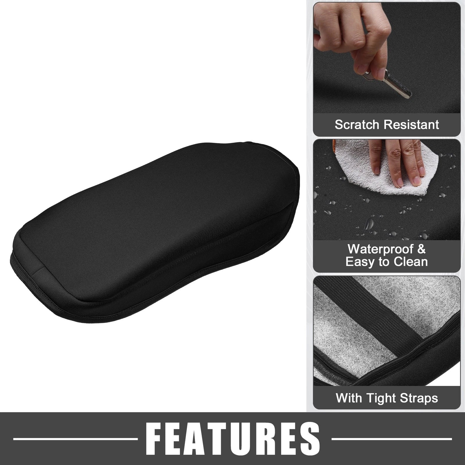 Center Console Cover Pad for Chevrolet Blazer (2019–2023) Faux Leather