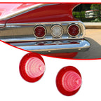 2X Rear Red LED Tail Brake Lights for Chevrolet Impala Bel Air Biscayne El Camino (1960–1961)