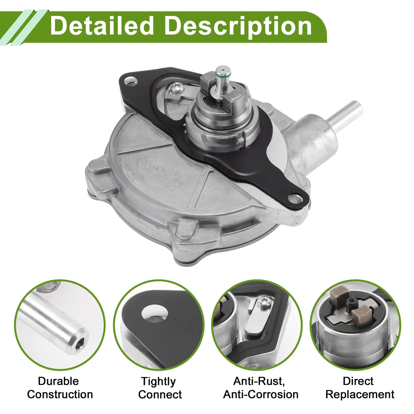 Brake Vacuum Pump No. 2712300465 for Mercedes-Benz CLK200 (2002–2008)