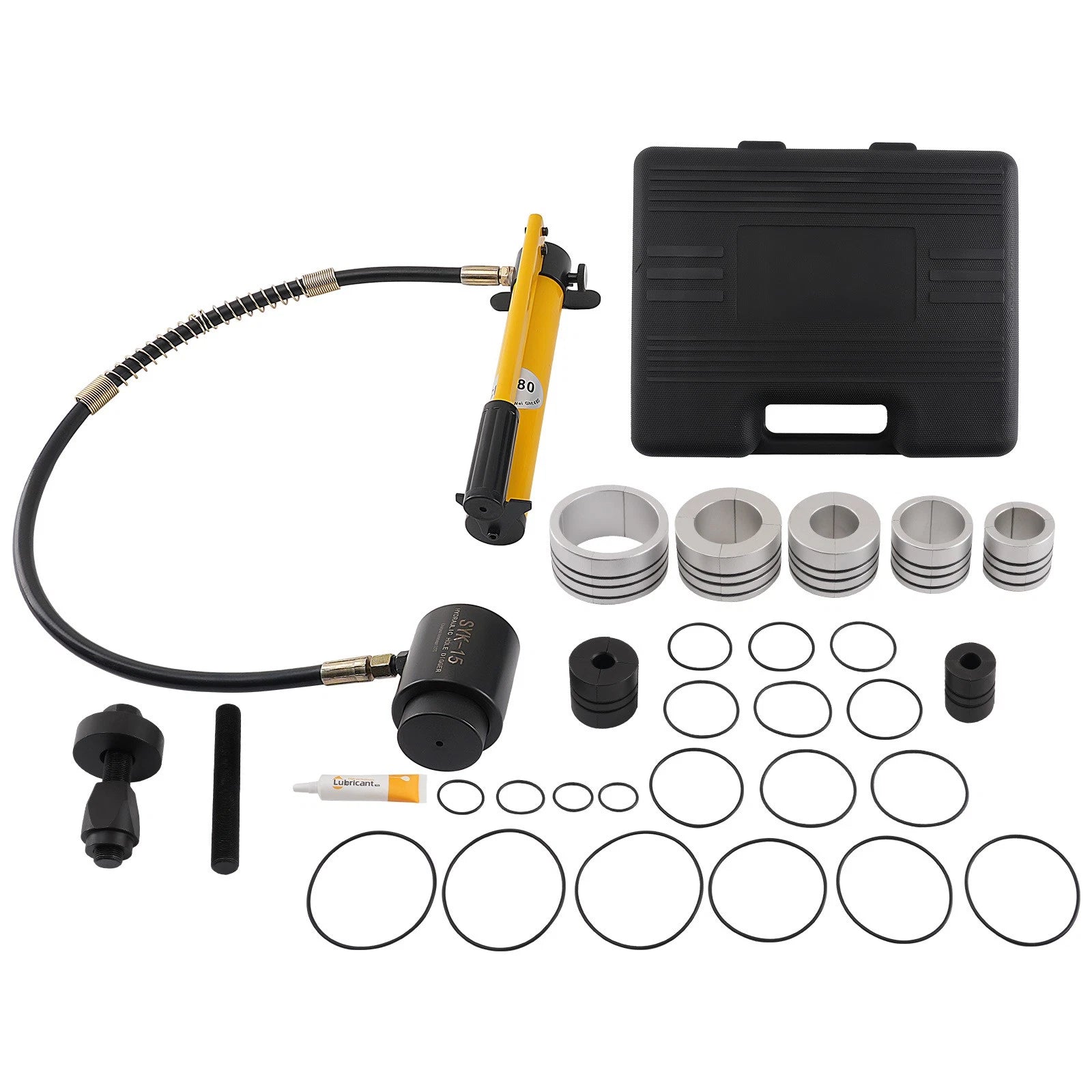 Hydraulic Exhaust Pipe Expander Tool Kit 1 5/8" To 4 1/4"