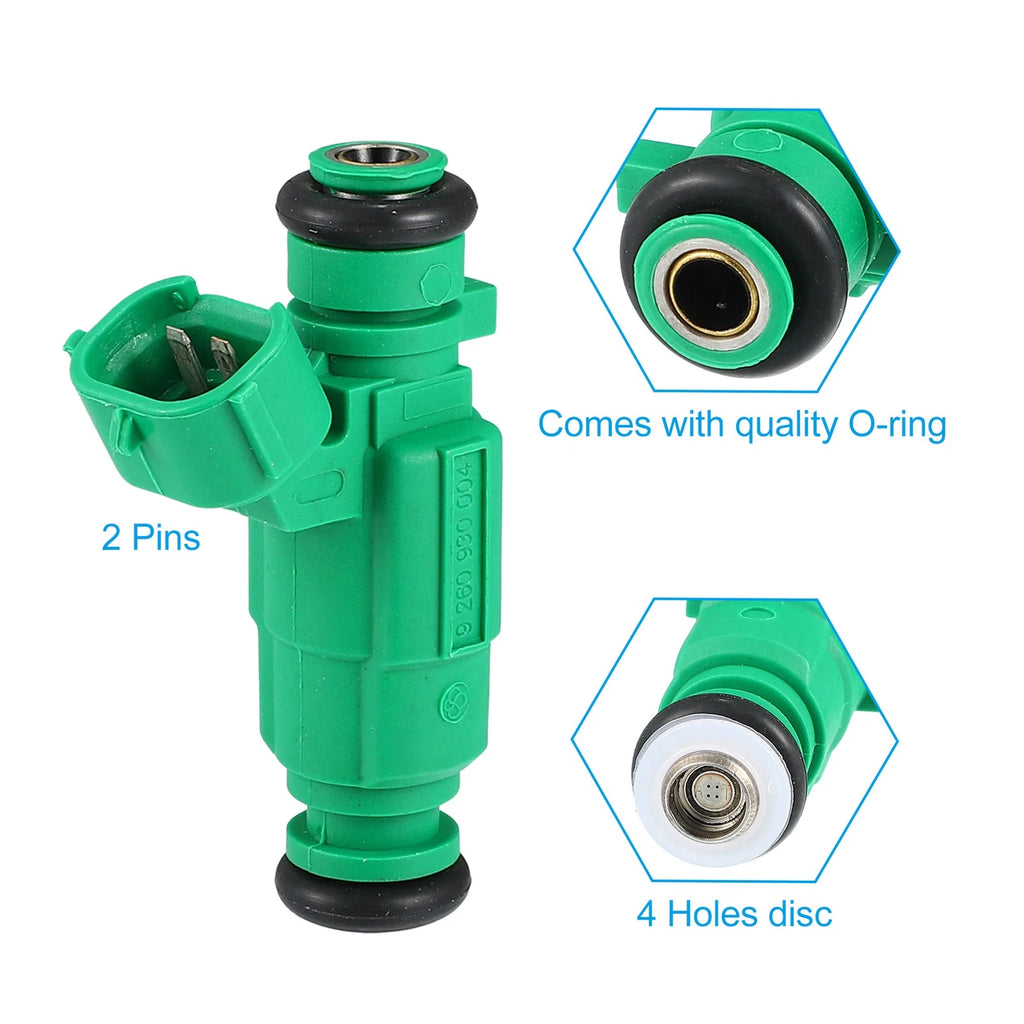 Set of 4 Fuel Injector Nozzles 35310-37150 for Hyundai Santa Fe Sonata (2001–2006)