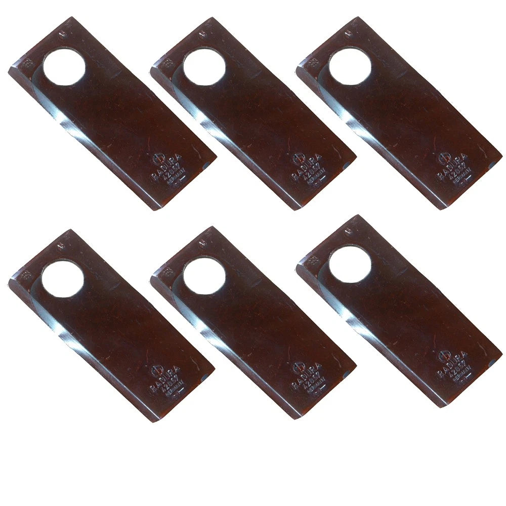 Pack of 6 Right Handed Disc Mower Blades for New Idea 5209 5212 5312