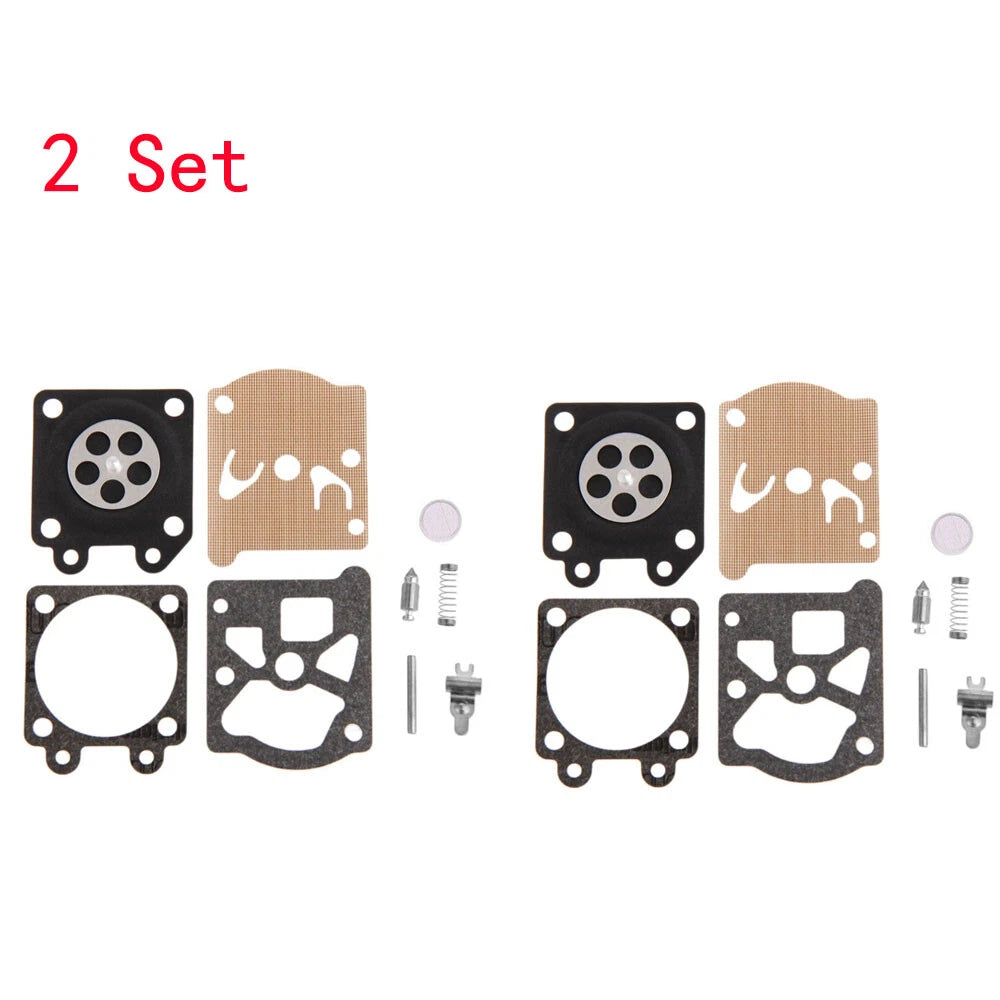 Set of 2 Carburetor Rebuild Kit for Chainsaw 4500 5200 5800