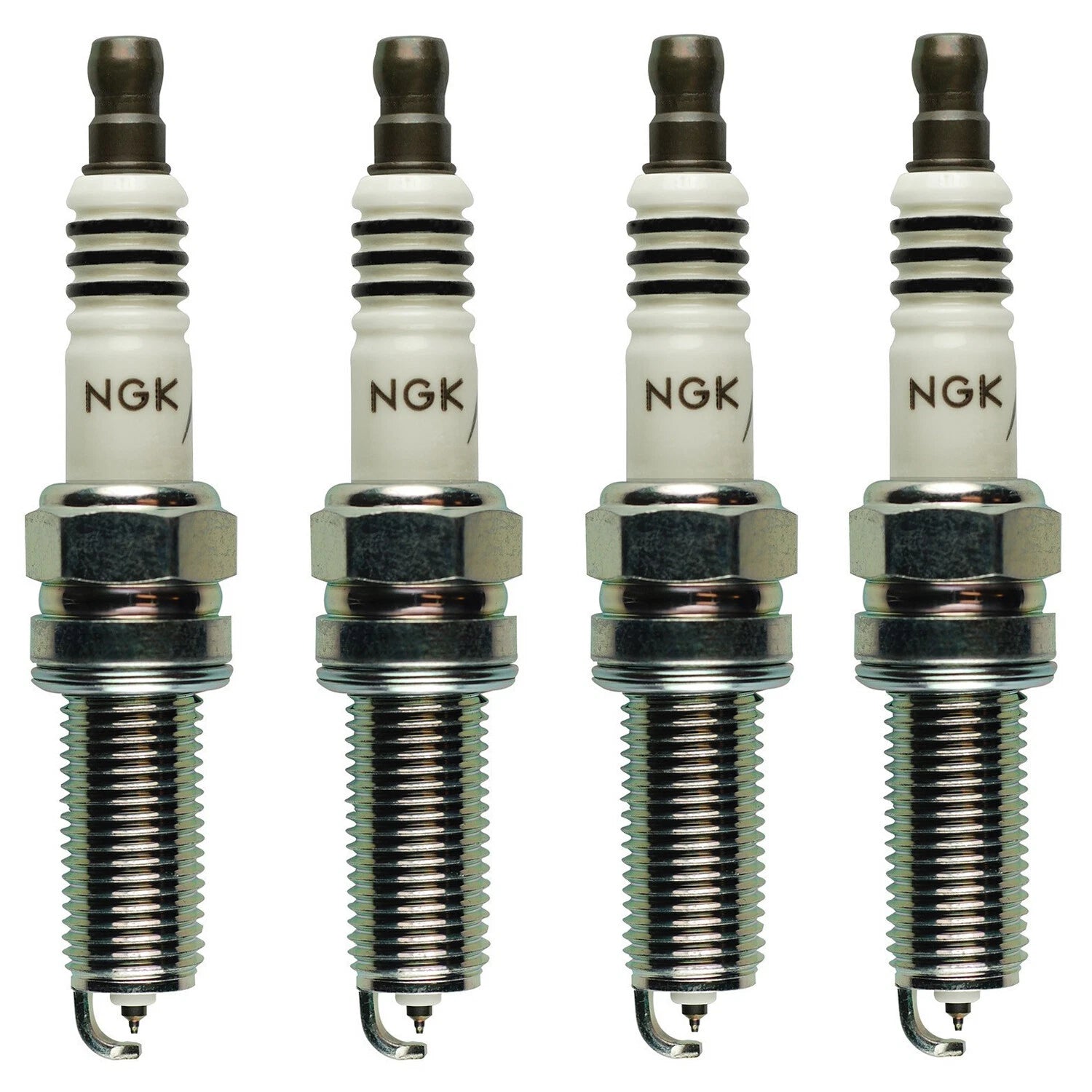 Set of 4 NGK Ruthenium HX Spark Plugs for Soul Elantra L4 (2011–2020)