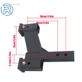 Dual Sleeve Hitch Adapter 2" & 10" Rise Drop for Trucks (10000Lbs)