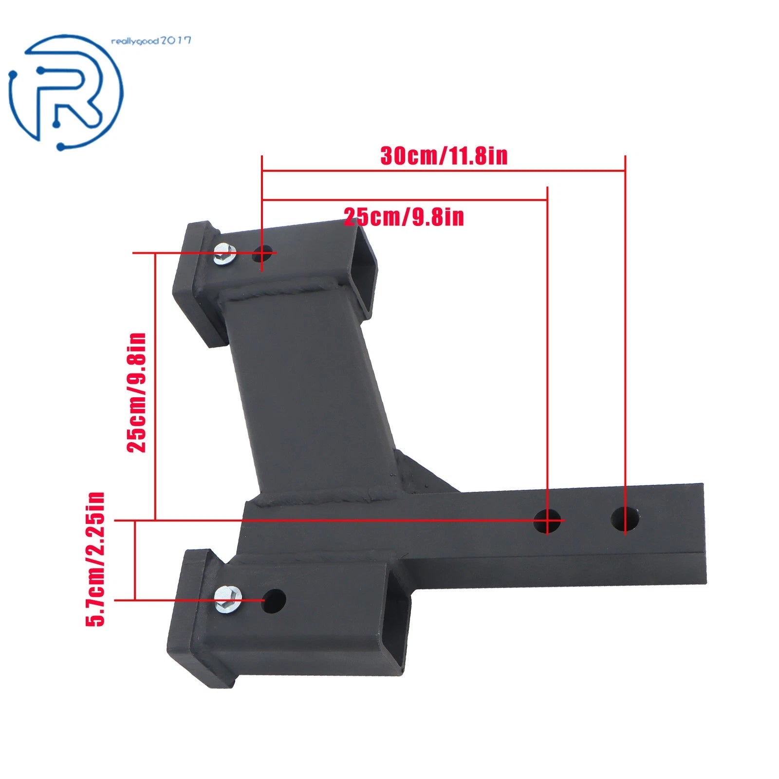 Dual Sleeve Hitch Adapter 2" & 10" Rise Drop for Trucks (10000Lbs)