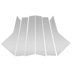 6 Pcs Door Pillar Window Trim for Hyundai Tucson (2021-2023) Silver Tone