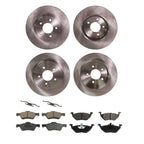 4-Wheel Brake Disc and Pad Kit for Ford Escape, Mercury Mariner (2005–2007)