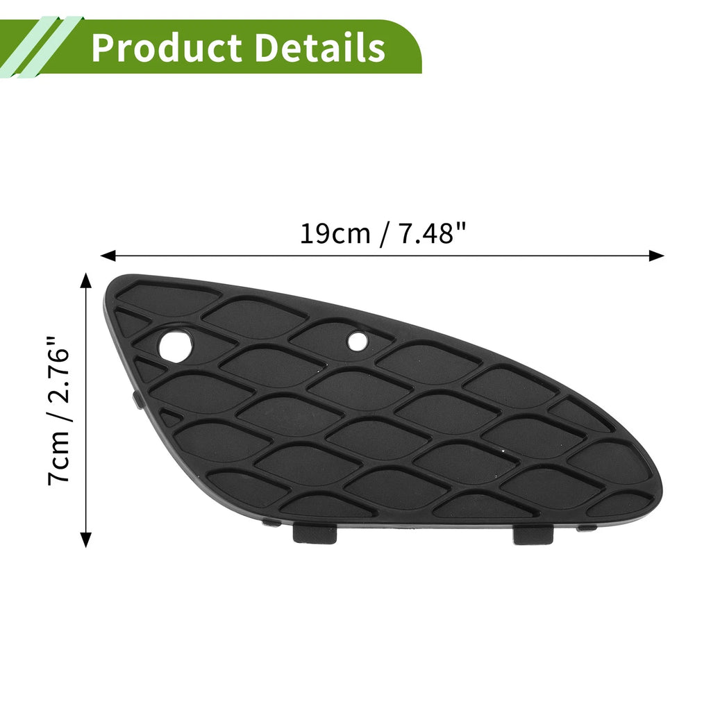 1 Pc Fog Light Grill for Mercedes-Benz E350 (2006–2009) No. 2118850253 Black