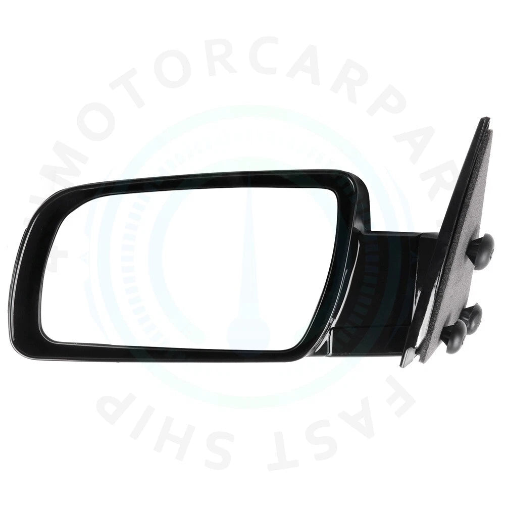 2X Black Manual Fold Side Mirrors for GMC Chevy Pickup Truck (1988–1998)