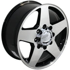 Black Wheel 20x8.5 Machined Face Replacement for 1999–2010 GMC Sierra HD
