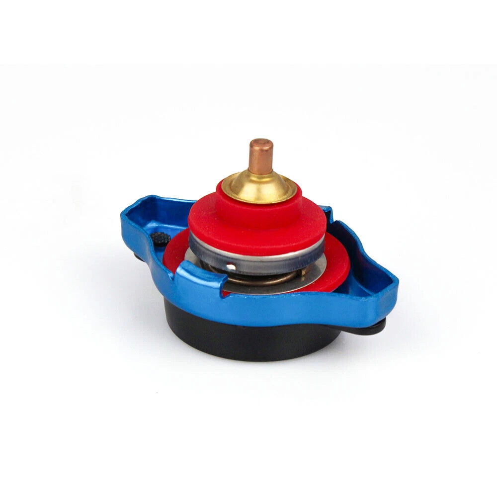 Blue Small Head Radiator Cap for Water Temperature Gauge
