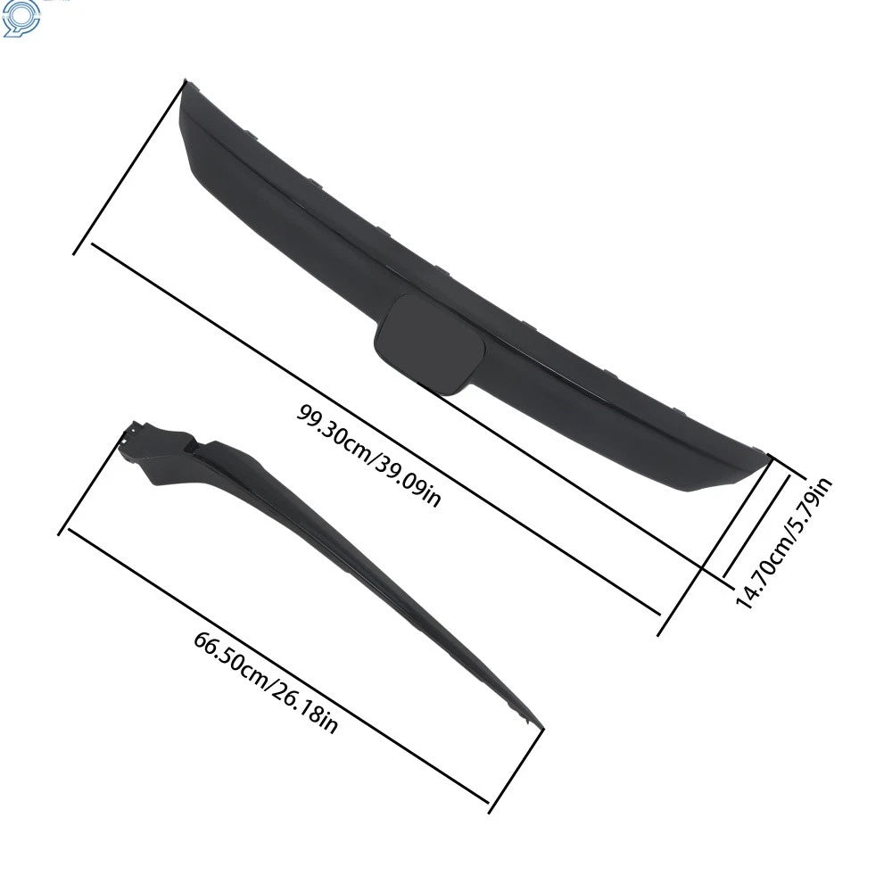 Front Bumper Grille for Honda Accord Sedan (2018–2020) Glossy Black